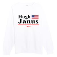 Hugh Janus Funny Presidential Election President 2024 Premium Crewneck Sweatshirt