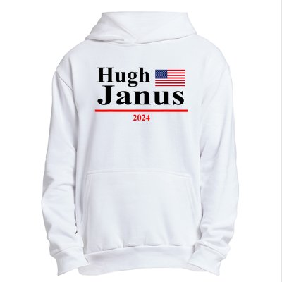 Hugh Janus Funny Presidential Election President 2024 Urban Pullover Hoodie