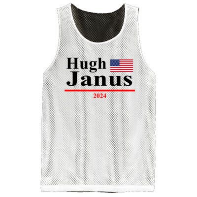 Hugh Janus Funny Presidential Election President 2024 Mesh Reversible Basketball Jersey Tank