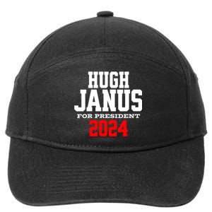 Hugh Janus Funny Presidential Election President 2024 7-Panel Snapback Hat