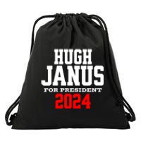 Hugh Janus Funny Presidential Election President 2024 Drawstring Bag