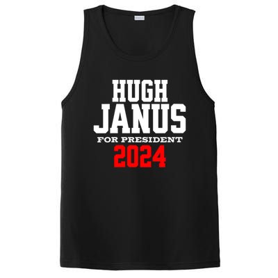 Hugh Janus Funny Presidential Election President 2024 PosiCharge Competitor Tank