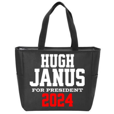 Hugh Janus Funny Presidential Election President 2024 Zip Tote Bag