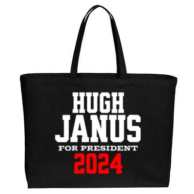 Hugh Janus Funny Presidential Election President 2024 Cotton Canvas Jumbo Tote