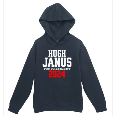 Hugh Janus Funny Presidential Election President 2024 Urban Pullover Hoodie