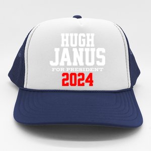 Hugh Janus Funny Presidential Election President 2024 Trucker Hat