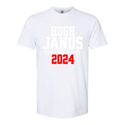 Hugh Janus Funny Presidential Election President 2024 Softstyle CVC T-Shirt