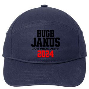 Hugh Janus Funny Presidential Election President 2024 7-Panel Snapback Hat