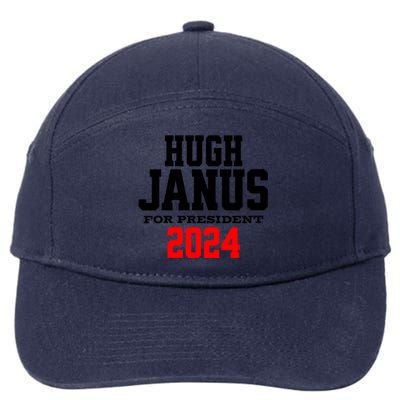 Hugh Janus Funny Presidential Election President 2024 7-Panel Snapback Hat