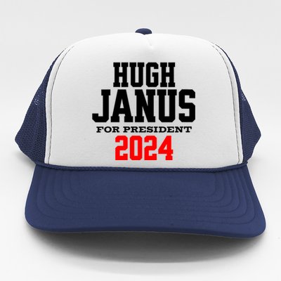 Hugh Janus Funny Presidential Election President 2024 Trucker Hat