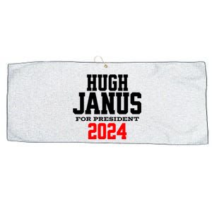 Hugh Janus Funny Presidential Election President 2024 Large Microfiber Waffle Golf Towel