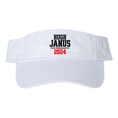 Hugh Janus Funny Presidential Election President 2024 Valucap Bio-Washed Visor