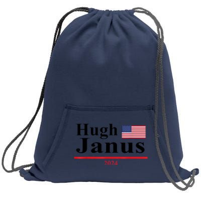 Hugh Janus Funny Presidential Election 2024 Parody Innuendo Sweatshirt Cinch Pack Bag