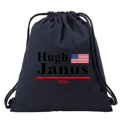 Hugh Janus Funny Presidential Election 2024 Parody Innuendo Drawstring Bag