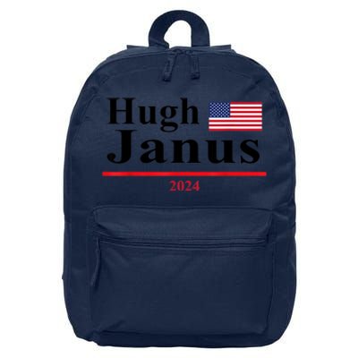 Hugh Janus Funny Presidential Election 2024 Parody Innuendo 16 in Basic Backpack