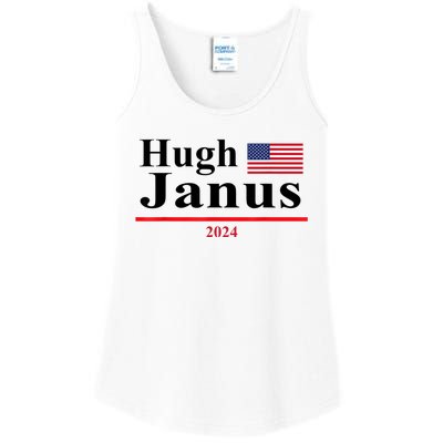 Hugh Janus Funny Presidential Election 2024 Parody Innuendo Ladies Essential Tank