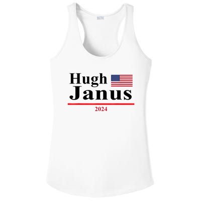 Hugh Janus Funny Presidential Election 2024 Parody Innuendo Ladies PosiCharge Competitor Racerback Tank