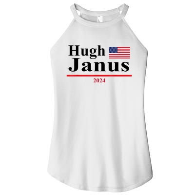 Hugh Janus Funny Presidential Election 2024 Parody Innuendo Women's Perfect Tri Rocker Tank