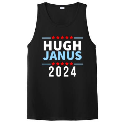 Hugh Janus Funny Presidential Election President 2024 PosiCharge Competitor Tank