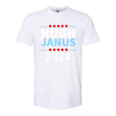 Hugh Janus Funny Presidential Election President 2024 Softstyle CVC T-Shirt