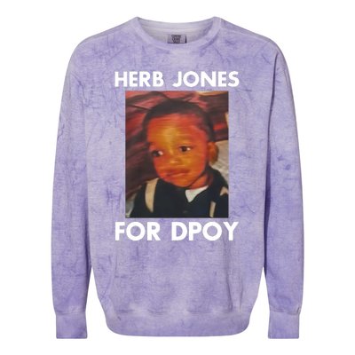 Herb Jones For Dpoy Colorblast Crewneck Sweatshirt