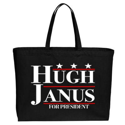 Hugh Janus Funny Presidential Election President 2024 Cotton Canvas Jumbo Tote