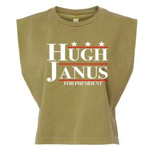 Hugh Janus Funny Presidential Election President 2024 Garment-Dyed Women's Muscle Tee