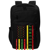 Happy Juneteenth Flag Melanin Black Pride Pan African 1865 Impact Tech Backpack