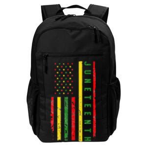 Happy Juneteenth Flag Melanin Black Pride Pan African 1865 Daily Commute Backpack