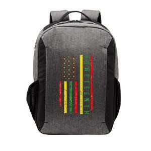 Happy Juneteenth Flag Melanin Black Pride Pan African 1865 Vector Backpack