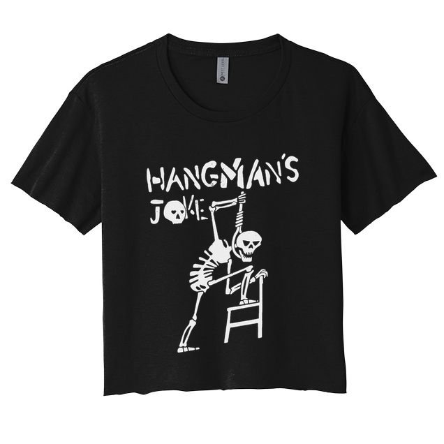 HangmanS Joke Funny Halloween Crop Top
