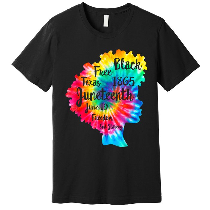 Happy Juneteenth Freedom Day African American June 19th 1965 Premium T-Shirt