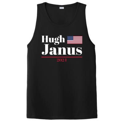 Hugh Janus Funny Presidential Election President 2024 PosiCharge Competitor Tank