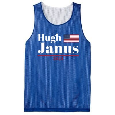 Hugh Janus Funny Presidential Election President 2024 Mesh Reversible Basketball Jersey Tank