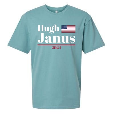 Hugh Janus Funny Presidential Election President 2024 Sueded Cloud Jersey T-Shirt