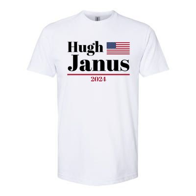 Hugh Janus Funny Presidential Election President 2024 Softstyle CVC T-Shirt