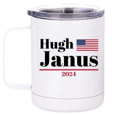 Hugh Janus Funny Presidential Election President 2024 12 oz Stainless Steel Tumbler Cup