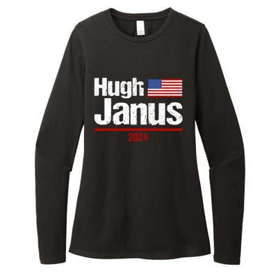 Hugh Janus Funny Presidential Election President 2024 Womens CVC Long Sleeve Shirt