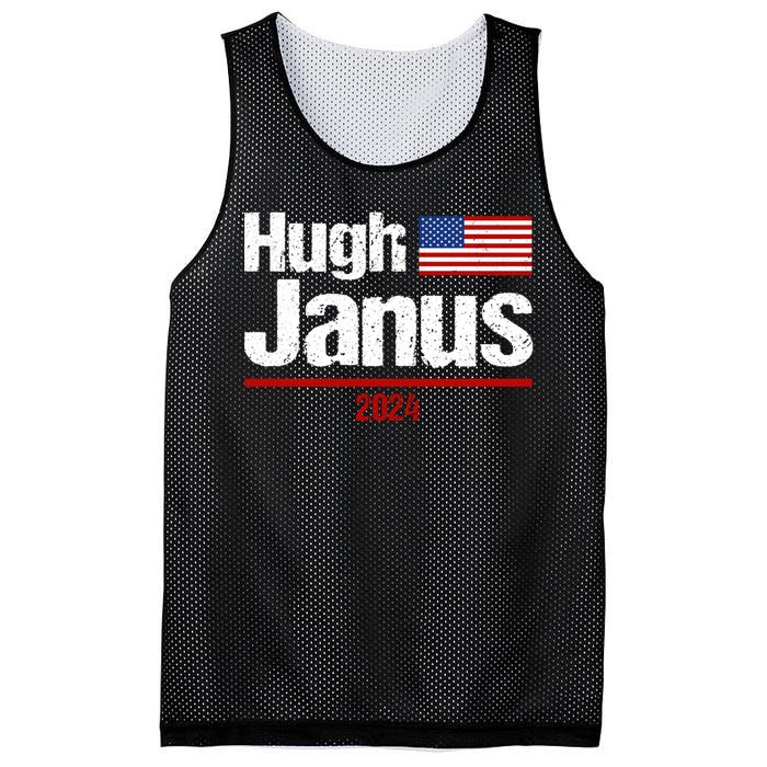 Hugh Janus Funny Presidential Election President 2024 Mesh Reversible Basketball Jersey Tank