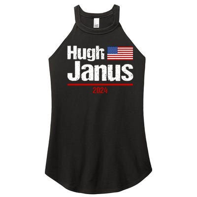 Hugh Janus Funny Presidential Election President 2024 Women's Perfect Tri Rocker Tank