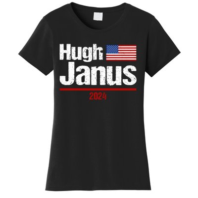 Hugh Janus Funny Presidential Election President 2024 Women's T-Shirt