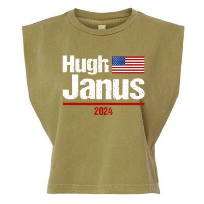 Hugh Janus Funny Presidential Election President 2024 Garment-Dyed Women's Muscle Tee