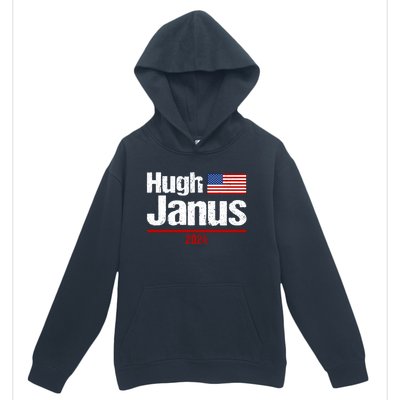 Hugh Janus Funny Presidential Election President 2024 Urban Pullover Hoodie