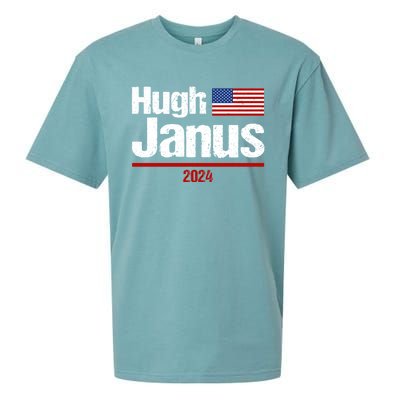 Hugh Janus Funny Presidential Election President 2024 Sueded Cloud Jersey T-Shirt