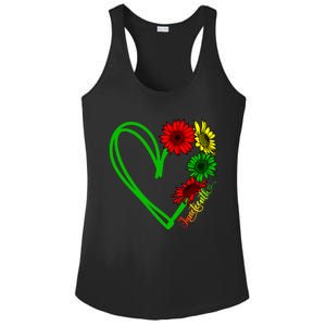 Happy Juneteenth Free Ish Black Lives Matter Black History Gift Ladies PosiCharge Competitor Racerback Tank