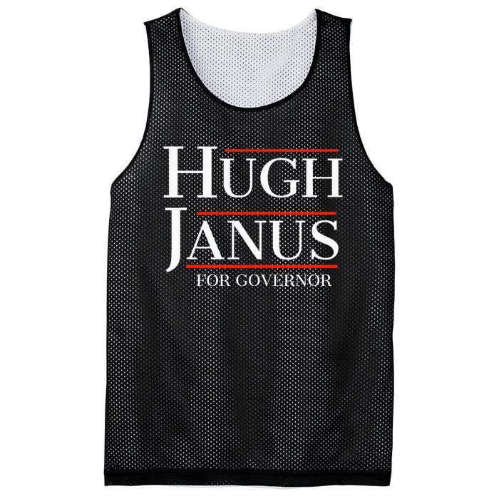 Hugh Janus For Governor Funny Meme Gag Gift Mesh Reversible Basketball Jersey Tank