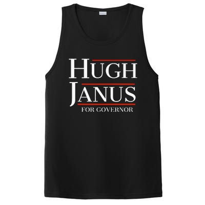 Hugh Janus For Governor Funny Meme Gag Gift PosiCharge Competitor Tank