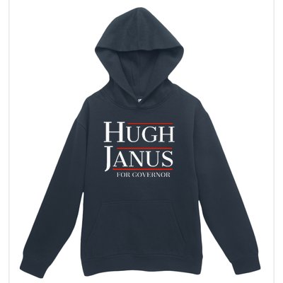 Hugh Janus For Governor Funny Meme Gag Gift Urban Pullover Hoodie