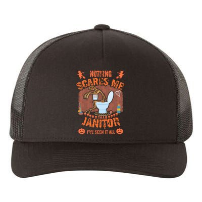 HALLOWEEN JANITORSJANITOR FUNNY HALLOWEEN SAYINGS Yupoong Adult 5-Panel Trucker Hat