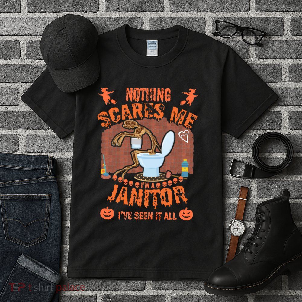 HALLOWEEN JANITORSJANITOR FUNNY HALLOWEEN SAYINGS Tall T-Shirt